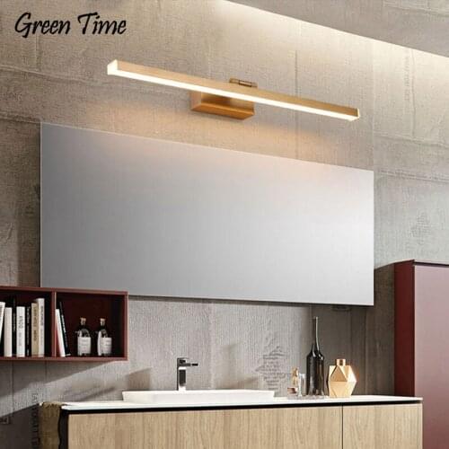 Modern Led Wall Light For Bathroom Bedroom Mirror Front Light Sconce Wall Lamp Aluminum Body Home Lights Acrylic Lamp Adjustable