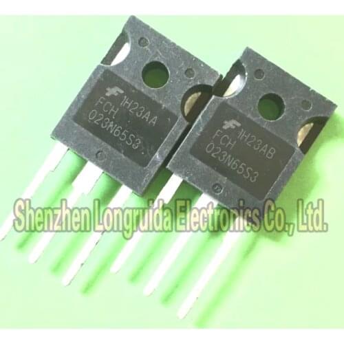 10PCS FCH023N65S3 023N65S3 TO-247 MOSFET TRANSISTOR
