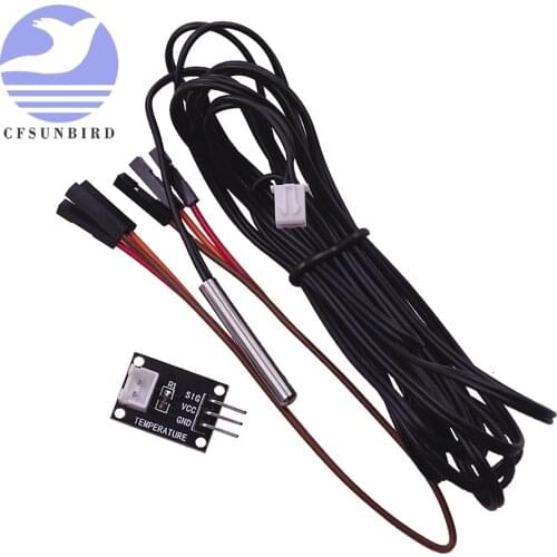High Precision 1M NTC 10K Thermistor Temperature Probe Sensor Module 3 Pin Dupont Line Wire for Arduino