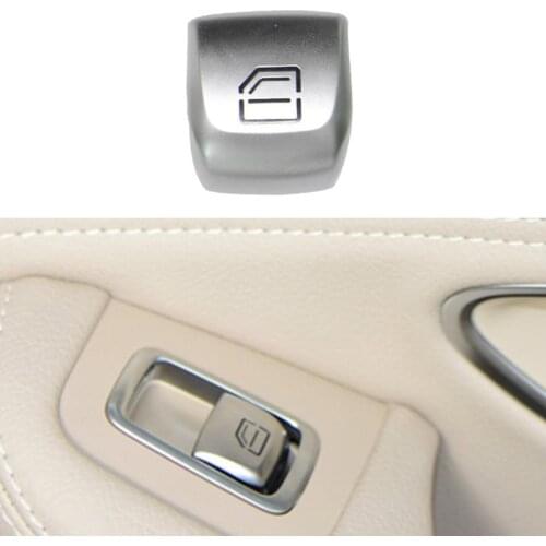 1PCS Car Window Lift Switch Button Cover for Mercedes Benz C Class W205 W253 C200 GLC260 2015-2021 Car Interior Accessories