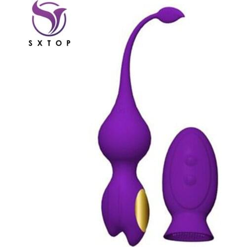10 Speed Remote Control Kegel Ball Vaginal Tight Exercise Vibrating Eggs Geisha Ball Ben Wa Ball Vibrator Sex Toys for Women