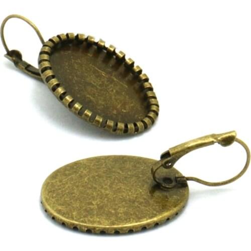 10X 18*25mm DIY copper plating qing ancient artificial ear hook Pure hand-made wholesale