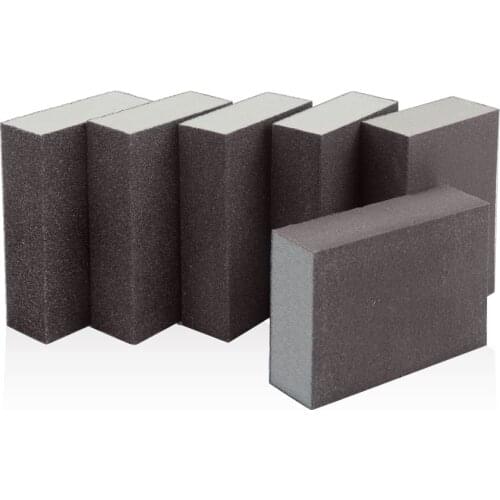 12/14pcs 120-1000grit Polishing Sanding Sponge Block Pad Sandpaper Assorted Abrasive Tool 100x70x25mm/120*100*12mm