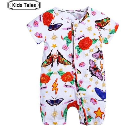 2020Toddler Baby Kids Girls Boys Clothes O-neck Short Sleeve Romper Cotton Summer Newborn Jumpsuit one pieces SR424
