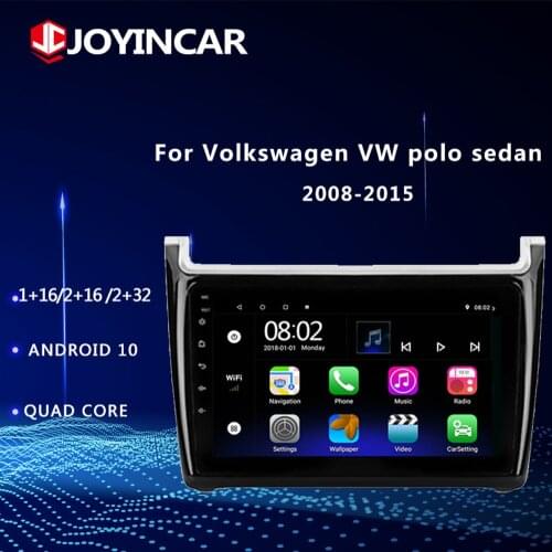 Android 10.1 Car Radio GPS Navigation Multimedia Player For Volkswagen VW polo sedan 2008-2015 Stereo Video WIFI 2din No dvd