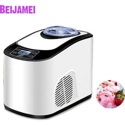 BEIJAMEI 1.5L Home Automatic Mini Ice Cream Machine Price Household Intelligent Ice Cream Maker Machine For Sale