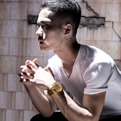 NAVIFORCE Mens New Quartz Watches Full Steel Waterproof Military Sports Watches Chronograph Male Date Clock Relogio Masculino