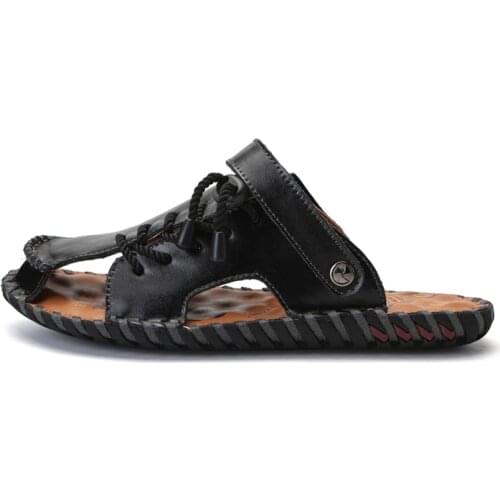 De ete sandali cuero genuine v para zandalias heren vietnam men sandles rasteira masculina roman sandals couro transpirables da