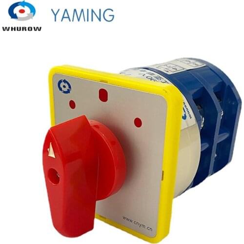 Motor Reversing 3 position Manual changeover switch 40A 690V 2 phases rotary switch knob commutateur rotatif LW5D-40/2 LW5