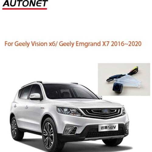 Autonet car rear view camera for geely vision x6 Geely Emgrand X7 2016~2020 20191280*720 led lamp camera /license plate camera