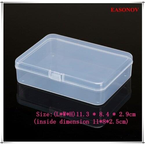 EASONOV 11.3 * 8.4 * 2.9cm PP Material Plastic Box Parts Storage Toolbox 5pcs / lot