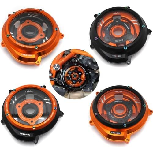 Orange Black Clutch Cover & Spring Retainer for KTM 1190 1050 1090 1290 DUKE/ ADV Aftermarket Free Shipping Motorcycle Parts