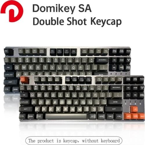 Domikey SA Profile DOLCH Double Shot ABS Keycaps For MX Switch Mechanical Gaming Keyboard Set 158 Keycaps