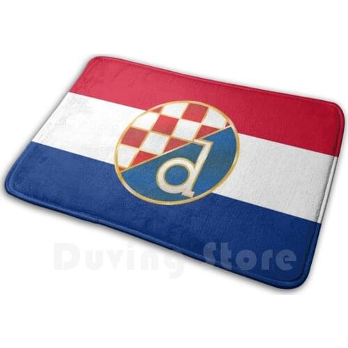 Gnk Dinamo Zagreb Soft Non-Slip Mat Rug 2186 Carpet Cushion Gnk Dinamo Zagreb Hrvatska Croatia Nogometfootball
