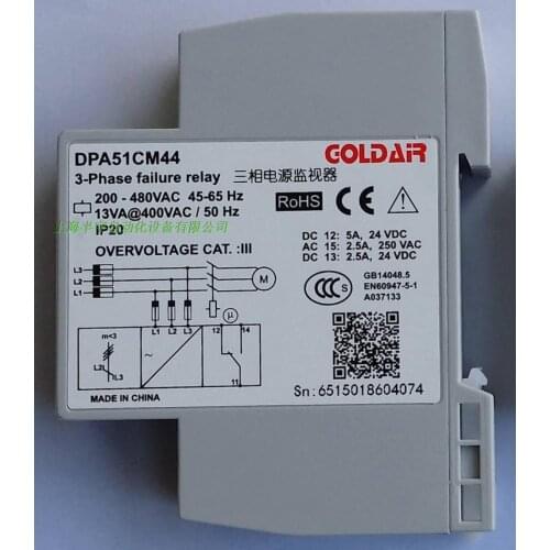 New original DPA51CM44 three-phase relay phase sequence relay