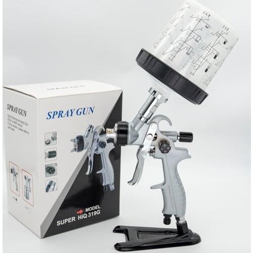 High Atomization Professional HVLP 319 Paint Spray Gun With PPS Cup For Painting Car Air Spray Gun Paint Sprayer Airbrush