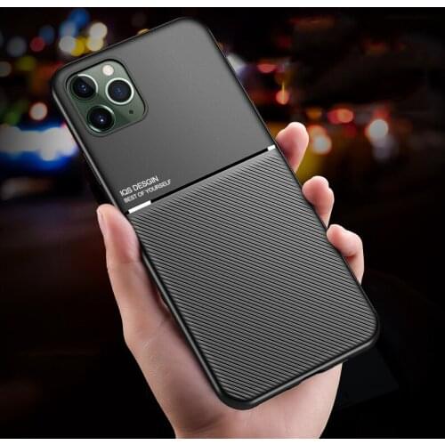 Leather Texture Slim Matte Cases For iPhone 11 Pro Protective Phone Back Cover For iPhone XR X XS Max 7 8 6 6s Plus shell Coque