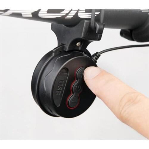 BIke Bell USB Charging speaker 100 dB USB Recharged 4 Modes Waterproof Handlebar Cycling Electric bicycle accessories 41