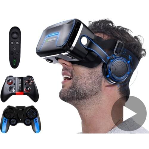 VR Shinecon 10.0 Helmet 3D Glasses Virtual Reality Casque For Smartphone Smart Phone Goggles Headset Viar Video Game Binoculars