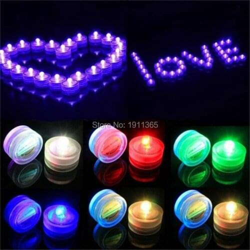 12pcs Waterproof Mini LED Candle Tea Night Light With Battery Wedding Party Christmas Halloween New Year Deocration Vase Hookah