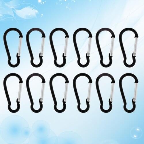 20PCS Gourd-shaped Aluminum Alloy Lightweight Multifunctional Carabiners Outdoor hanging Hooks Climbing Buckle Charging Treasure