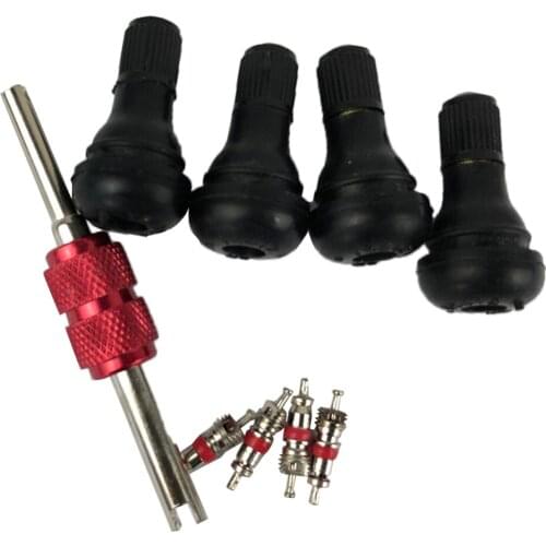4Pcs TR412 TR Tire Rubber Valve Stem Atv Lawn Mower Garden Tractor Plug Stem