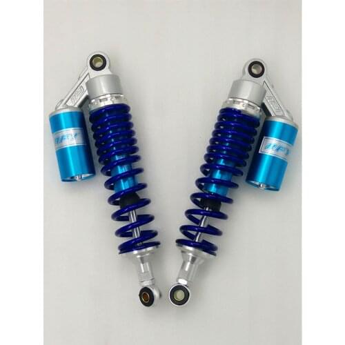 400mm/410mm/420mm/430mm/440mm Motorcycle Shock Absorber Suspension for HONDA YMAHA SUZUKI Kawasaki ATV blue