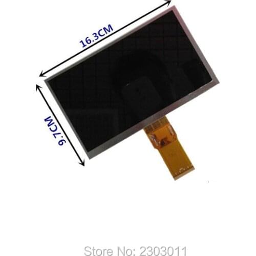 50pin NEW 7'' tablet pc Wexler Tab 7B T7007 lcd display screen LCD matrix CPT070