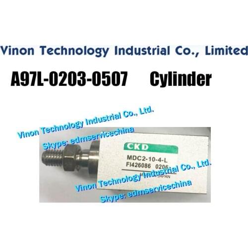 A97L-0203-0507 edm Cylinder MDC2-10-4-L for Fanuc iD,iE,CiA,C400iA,C600iA series machines. edm wear parts Fanuc A97L02030507