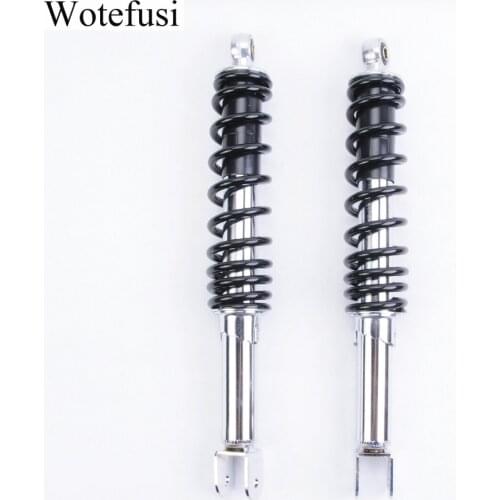 Wotefusi Pair Shock Absorbers 400MM 15.7" For Motorcycle Replacement Clevis Fork Ends After Market Fit For Scooter ATV [PA550]