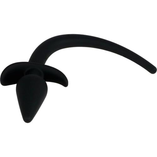 Dog Slave Tail Role Play Anal Plug Anal Toys Adult Sex Toys for Women Men Butt Plug Waterproof Prostate Massage Silicone