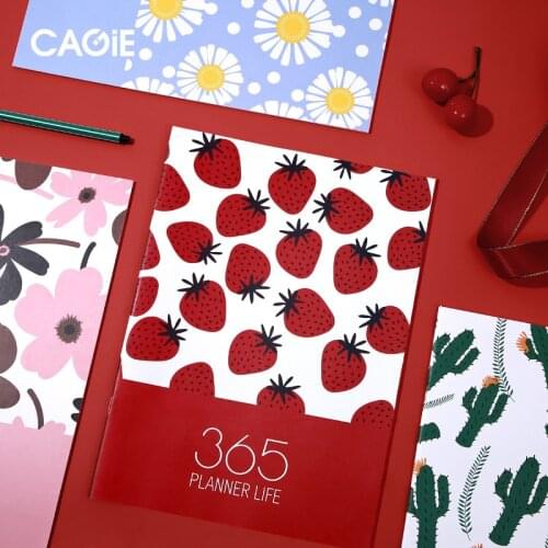 A4 Agenda Notebooks and Journals 2021 Planner Organizer Creative Plan Note Book Kawaii Weekly Monthly Schedule Writting Notepad