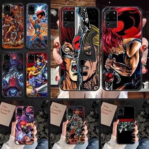 ThunderCats Phone case For Samsung Galaxy Note 4 8 9 10 20 S8 S9 S10 S10E S20 Plus UITRA Ultra black soft waterproof luxury Etui