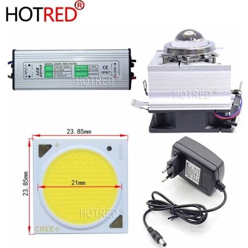 Cree CXA 2530 CXA2530 White Warm White 60W COB Led Diode Emitter Lamp Light +50W Waterproof Driver 85-265VAC +heatsink,lens