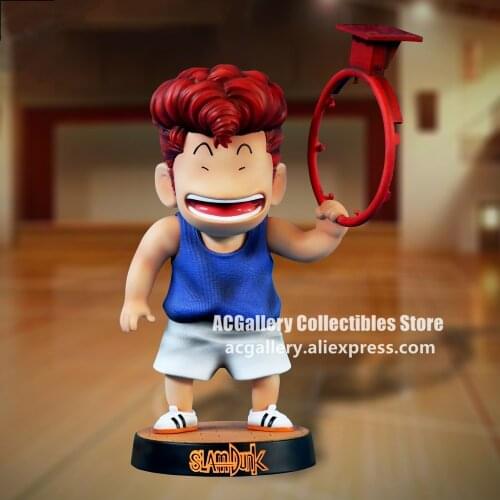 Anime SLAM DUNK Sakuragi Hanamichi PVC Action Figures Collection Model Toys 10cm