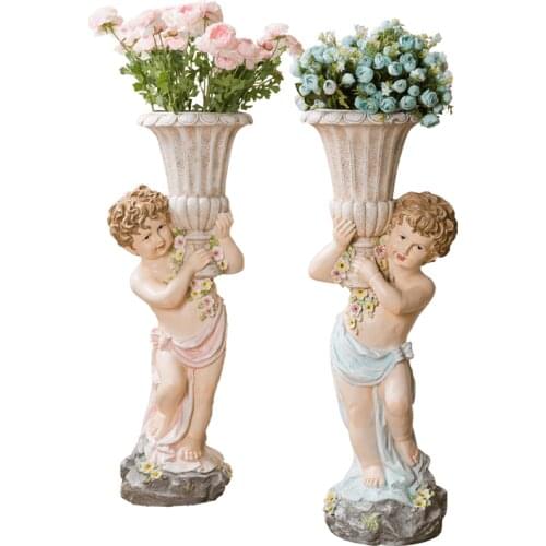 European landing large vase decoration angel suit creative living room home decoration nordic decoration home fengshui