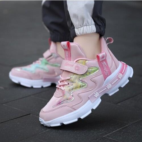 New Sneakers Kids Spring Autumn Sneakers New Lightweight Fashion Casual Shoes For girls Toddler Shoes Breathable Running Shoes