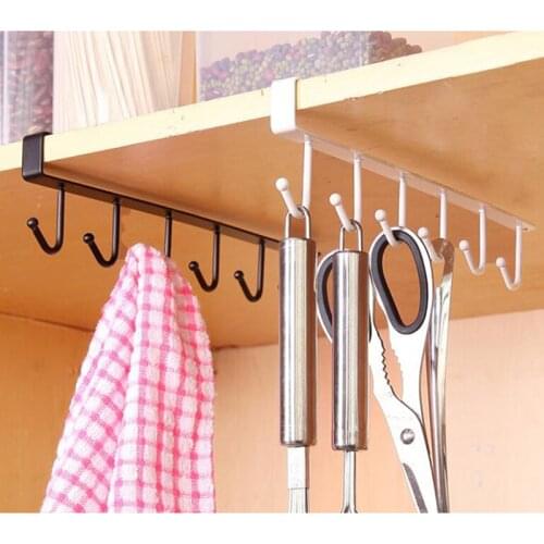 Kitchen Storage Rack Cupboard Hanging Hook Hanger Storage Organizer Holder Kitchen Bedroom Bathroom Sundries Hook