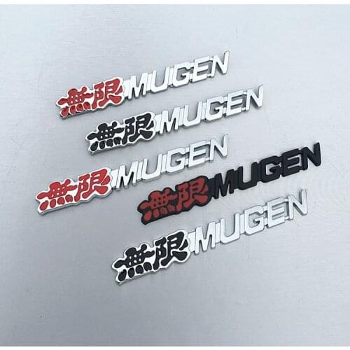 1 Pcs 3D Metal MUGEN Front Grille Badge Rear emblem Decal Car Stickers For Odyssey ACCORD CITY Crosstour SPIRIOR Car Styling