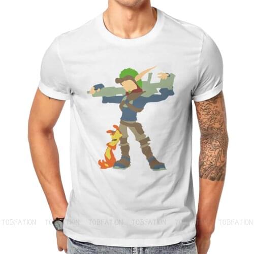 Jak And Daxter Minimalist Essential Round Collar TShirt Uncharted Ruben Fleischer Nathan Drake Fabric Original T Shirt Plus Size