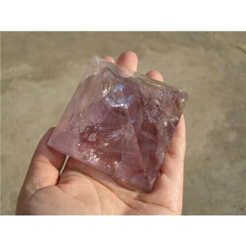 360g Natural Amethyst Quartz Crystal Pyramid Healing LA1232