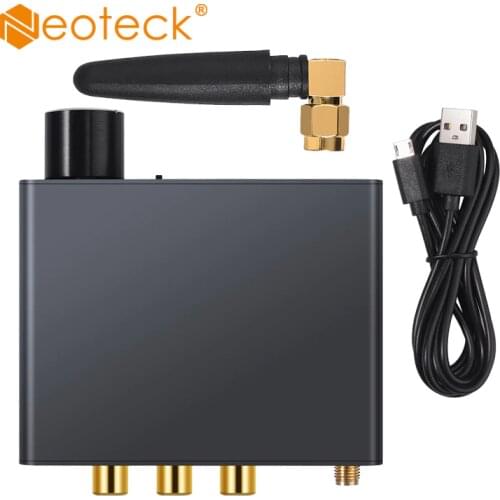 Neoteck 192Khz DAC With Headphone Amplifier Bluetooth V5.0 Support AptX AAC SBC Low Latency Digital to Analog Converter DAC
