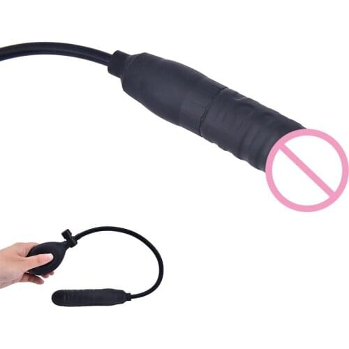 New Realistic Large Huge Inflatable Dildo Pump Big Butt Plug Penis Soft Dildo Suction Cup Sex Toys for Women Sex Products Dildos