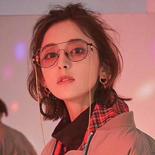 2020 new star retro big frame square sunglasses literary female metal glasses polygonal shadow sunglasses women fashion uv400