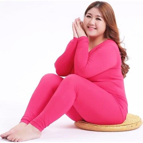 Pyjamas Women Pajamas Two Piece At Home Suit Plus Size 5XL 6XL Pijamas Spring Autumn Thin Modal Sleep Tops Pants Free Shipping