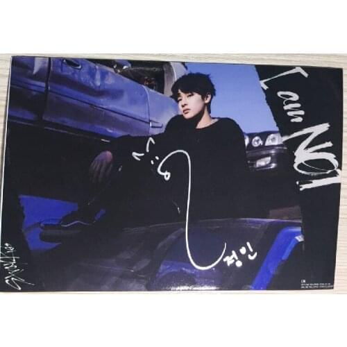 Hand signed Stray Kids I.N autographed photo I AM NOT K-POP 4*6 collection 062018