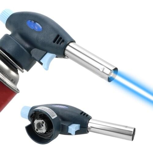 Portable Outdoor Butane Gas Welding Torch Metal Ignition Lighter Flame Nozzle For Heat-shrinkable Sleeves And Their Connectors