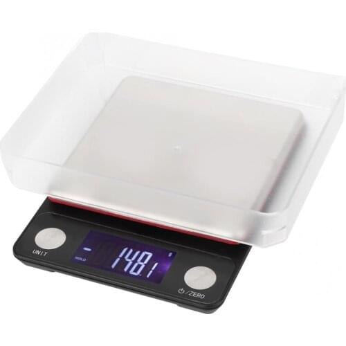 5kg/0.1g USB Rechargeable Digital Scale Multifunctional Electronic Scale Postal Food Measuring Weight Kitchen LED Scale Balance
