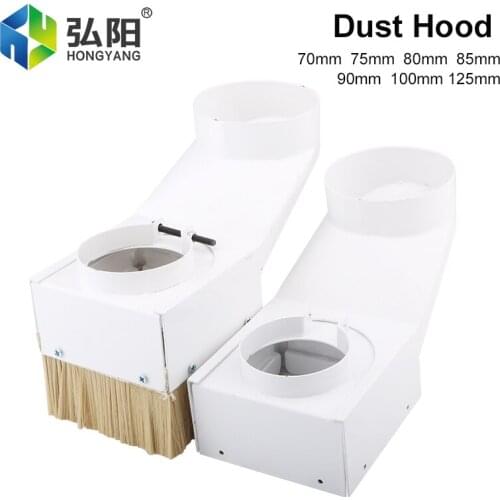 Woodworking CNC Dust Collector Dust Collector Roller Dust Collector 70mm-125mm Spindle Motor Engraving Dust Cleaner