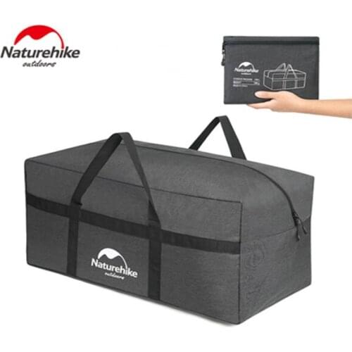 Naturehike Upgrade Folding Large Capacity Storage Bag Outdoor Ultralight Durable Bag Portable Travel Camping Duffel Bag 45L 100L